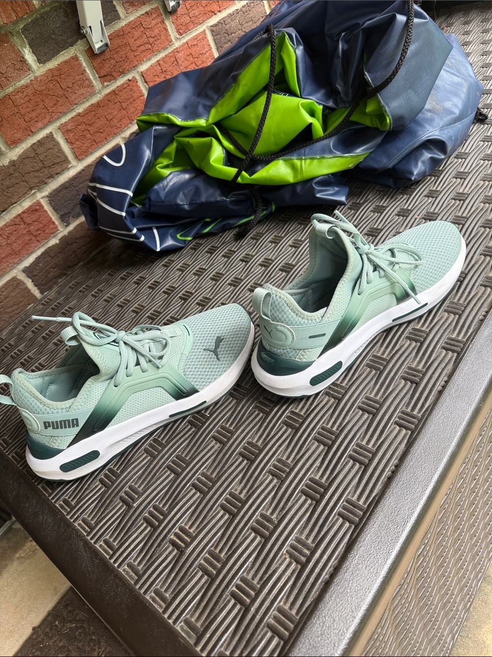 Puma Women’s Mint Green Athletic Sneakers - Picture 4 of 7
